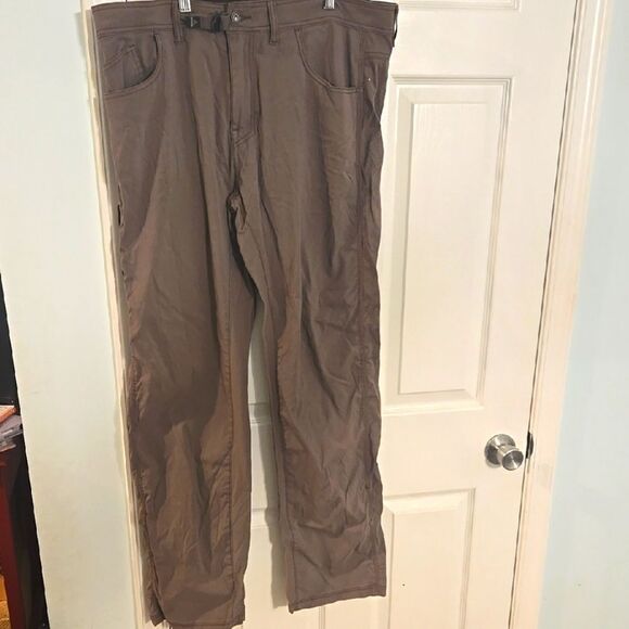Prana Brown Chinos with Lightweight Fabric and Relaxed Fit 38 34 - Picture 1 of 12
